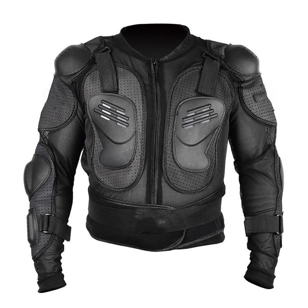 Black Motorcycle Jacket Racing Armor-J05