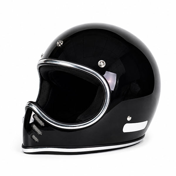 Open-style retro full-face motorcycle helmet-I137