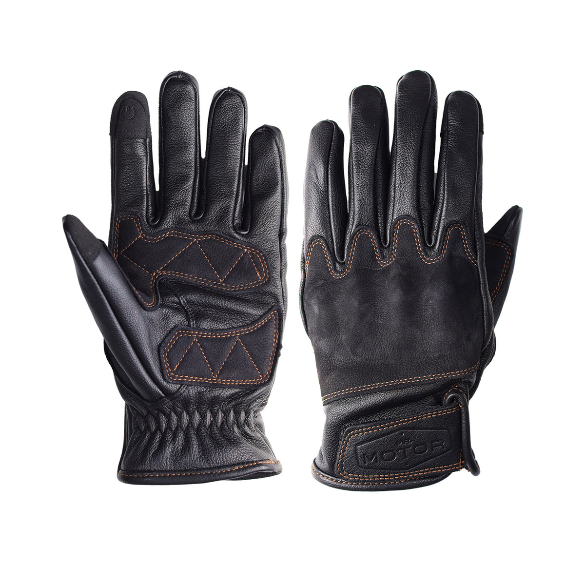 KTVMOTO Vintage sheepskin motorcycle gloves-G40