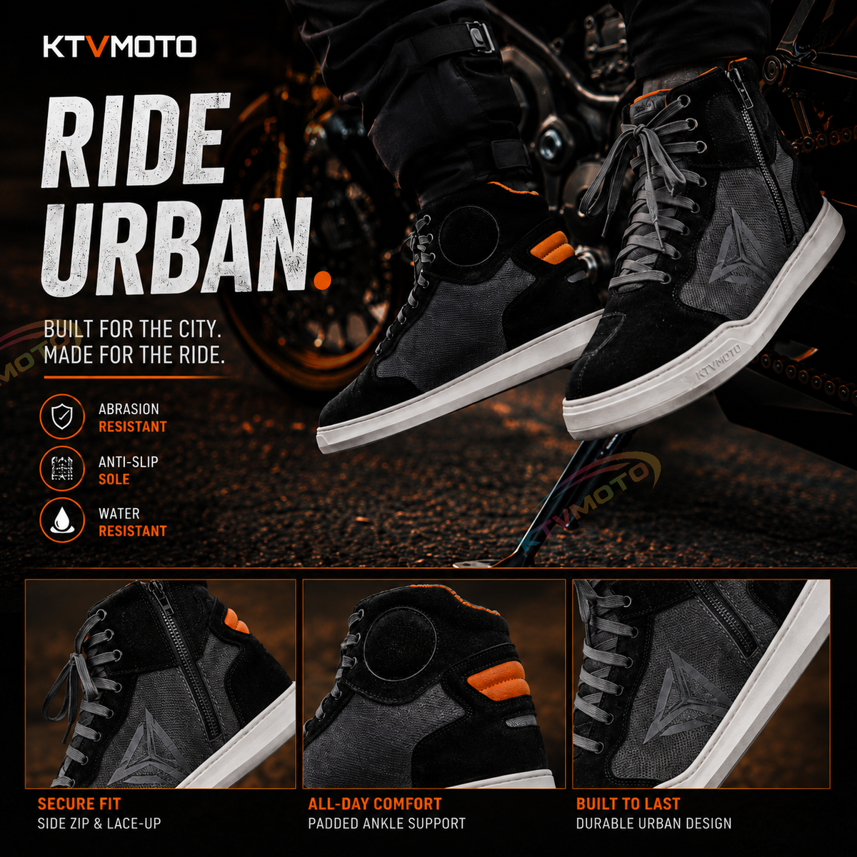 Motorcycle riding casual shoes-K56
