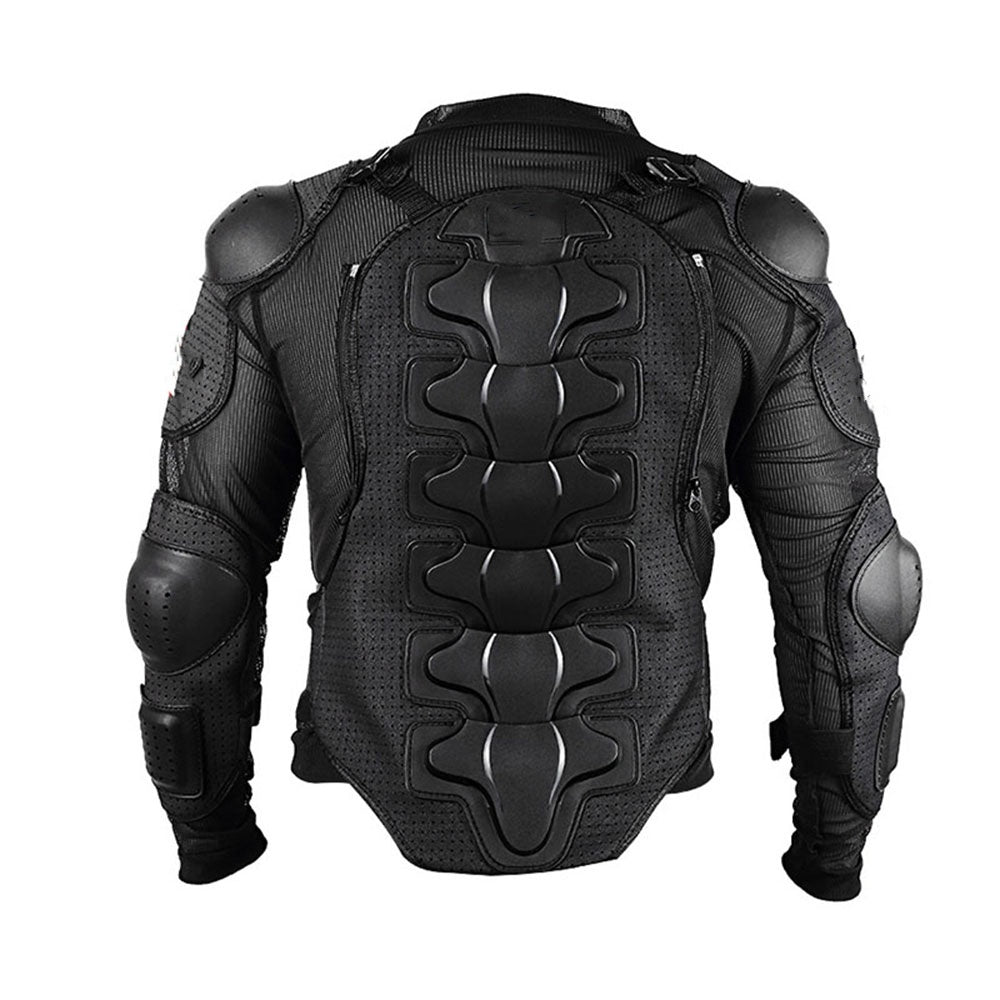 Black Motorcycle Jacket Racing Armor-J05