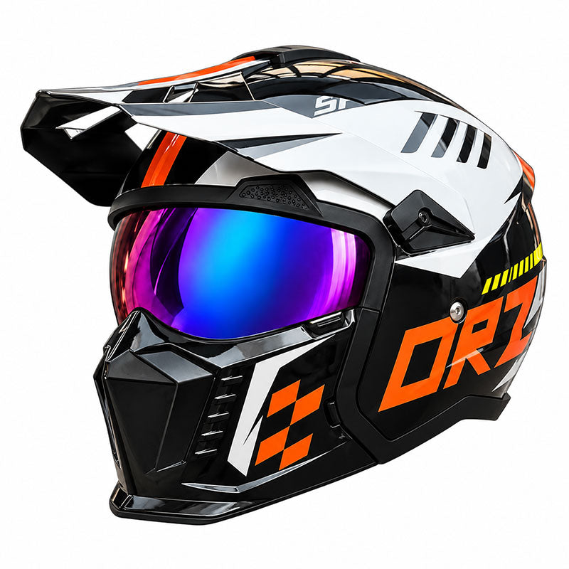 KTVMOTO Futuristic Full Face Motorcycle Helmet-I271