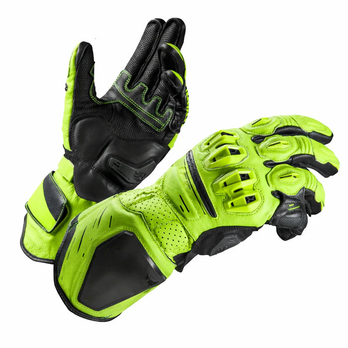 KTVMOTO CE2 Certified Carbon Fiber & Genuine Leather Track Cycling Gloves- G21