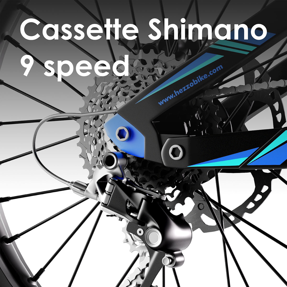 1000W Mid-Motor Carbon Fiber Electric Bicycle - K9