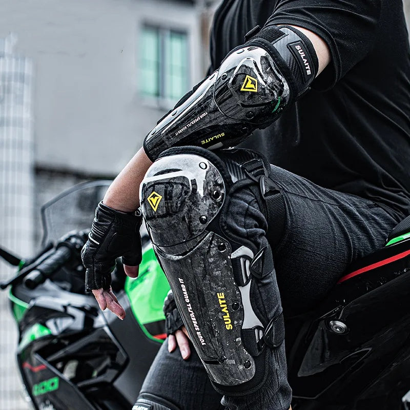 Carbon fiber knee pads for cyclists - Y05