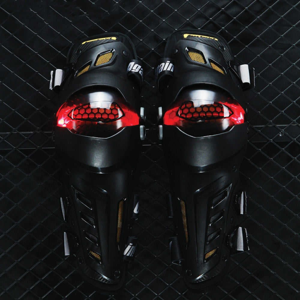 LED Light Cool Off-Road Racing Knee Pads-Y07