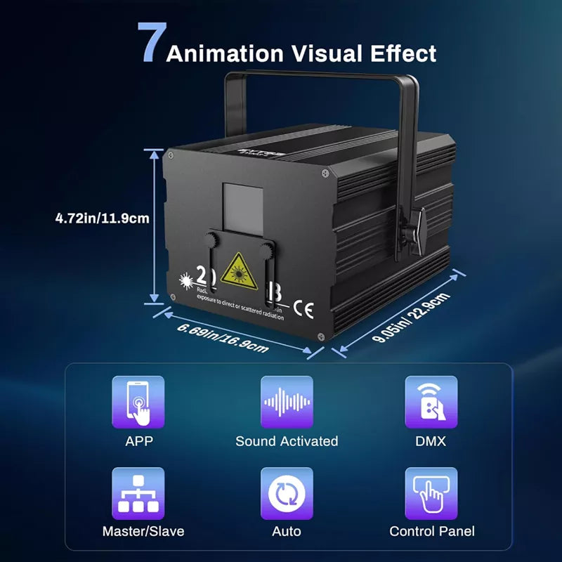 iOS/Android APP IP65 Animation Laser Light-A3