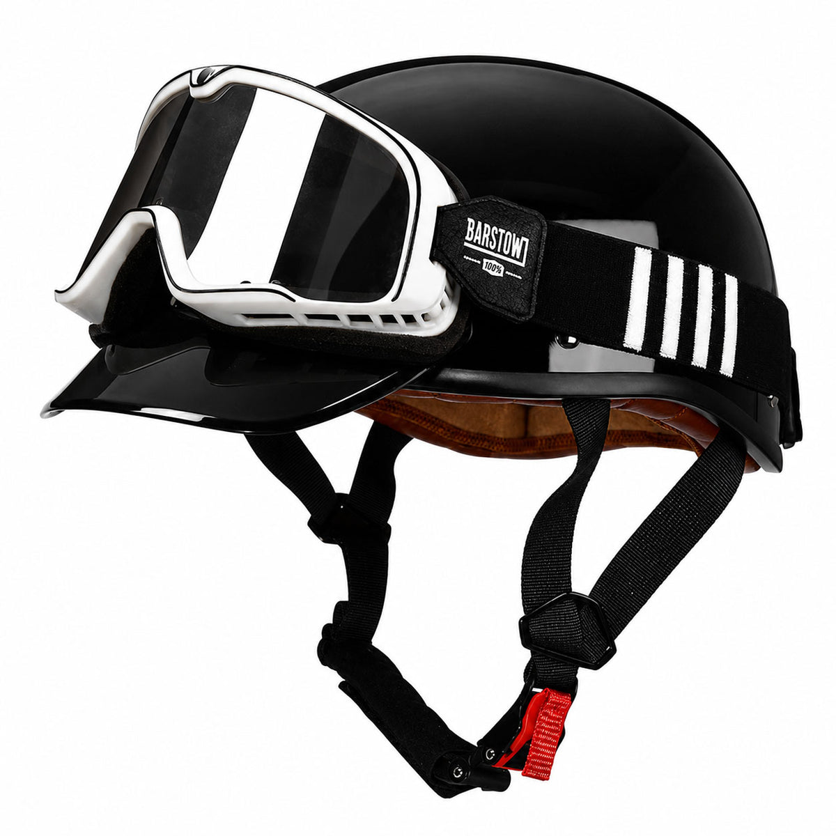 Retro half-helmet, summer travel gear-I18