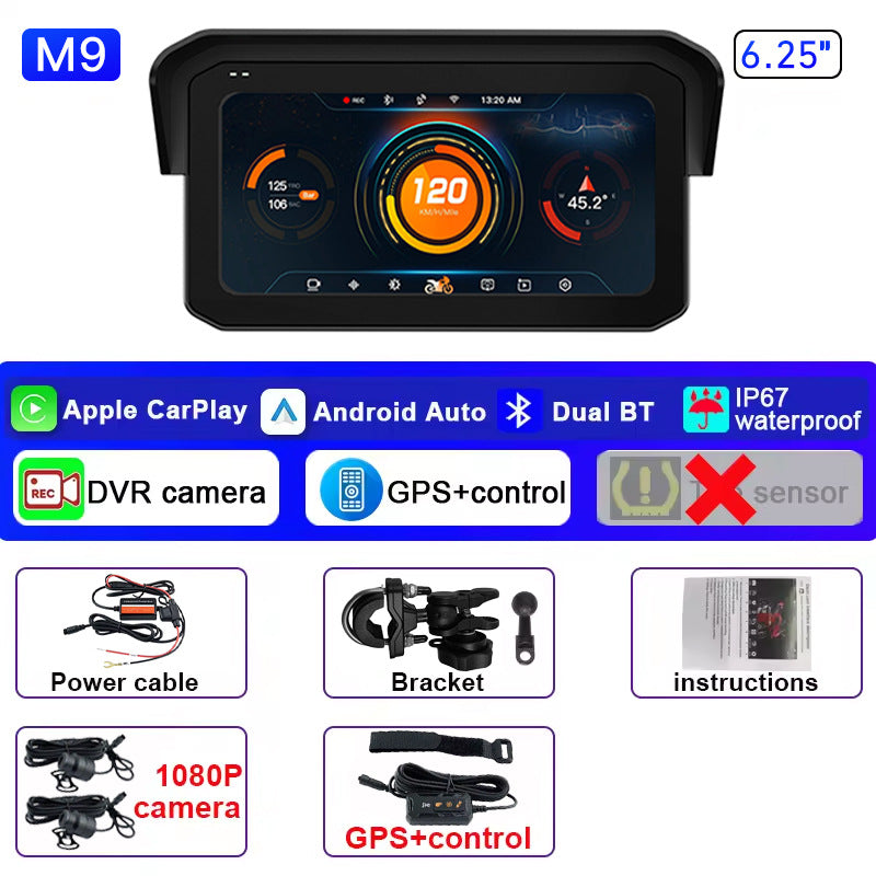 6.25-inch GPS positioning/blind spot detection function - P09