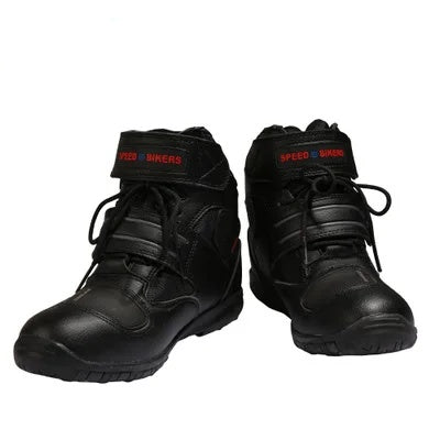 Motocross Leather Long Knee Shoes-K06