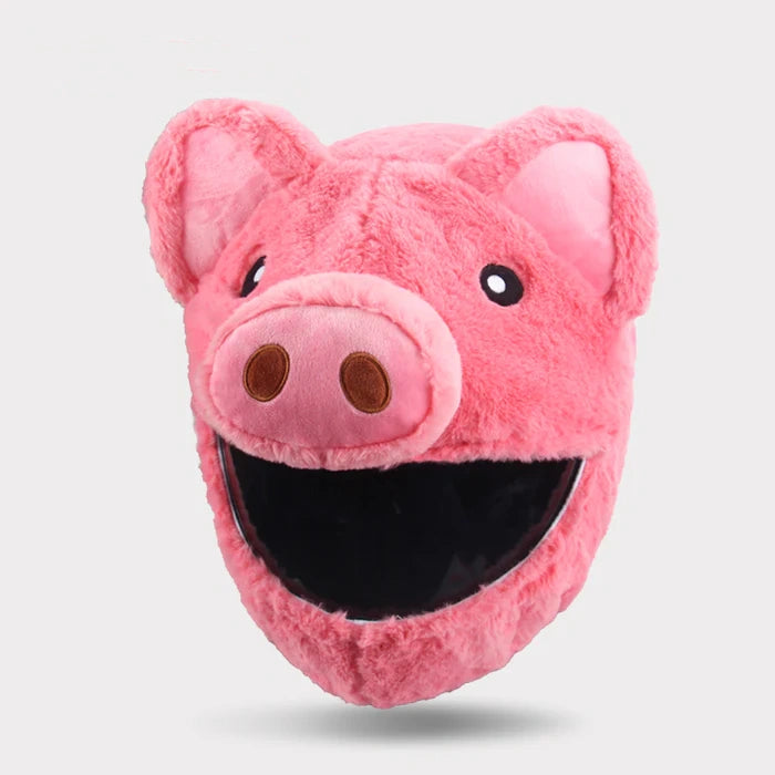 Funny motorcycle helmet covers-Pink Pig