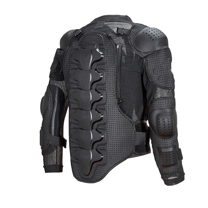 Black Motorcycle Jacket Racing Armor-J05