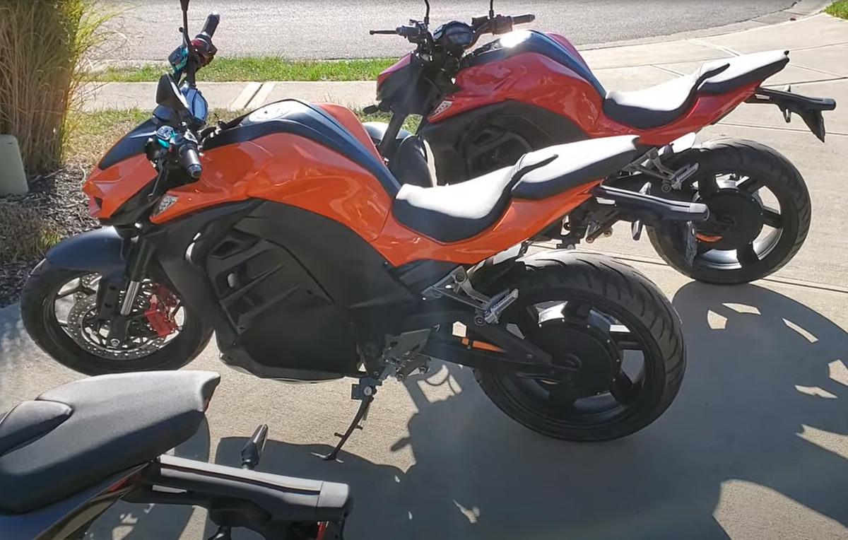 KTVmoto Electric Motorcycle 72V 5000W Racing Motorbike-M7