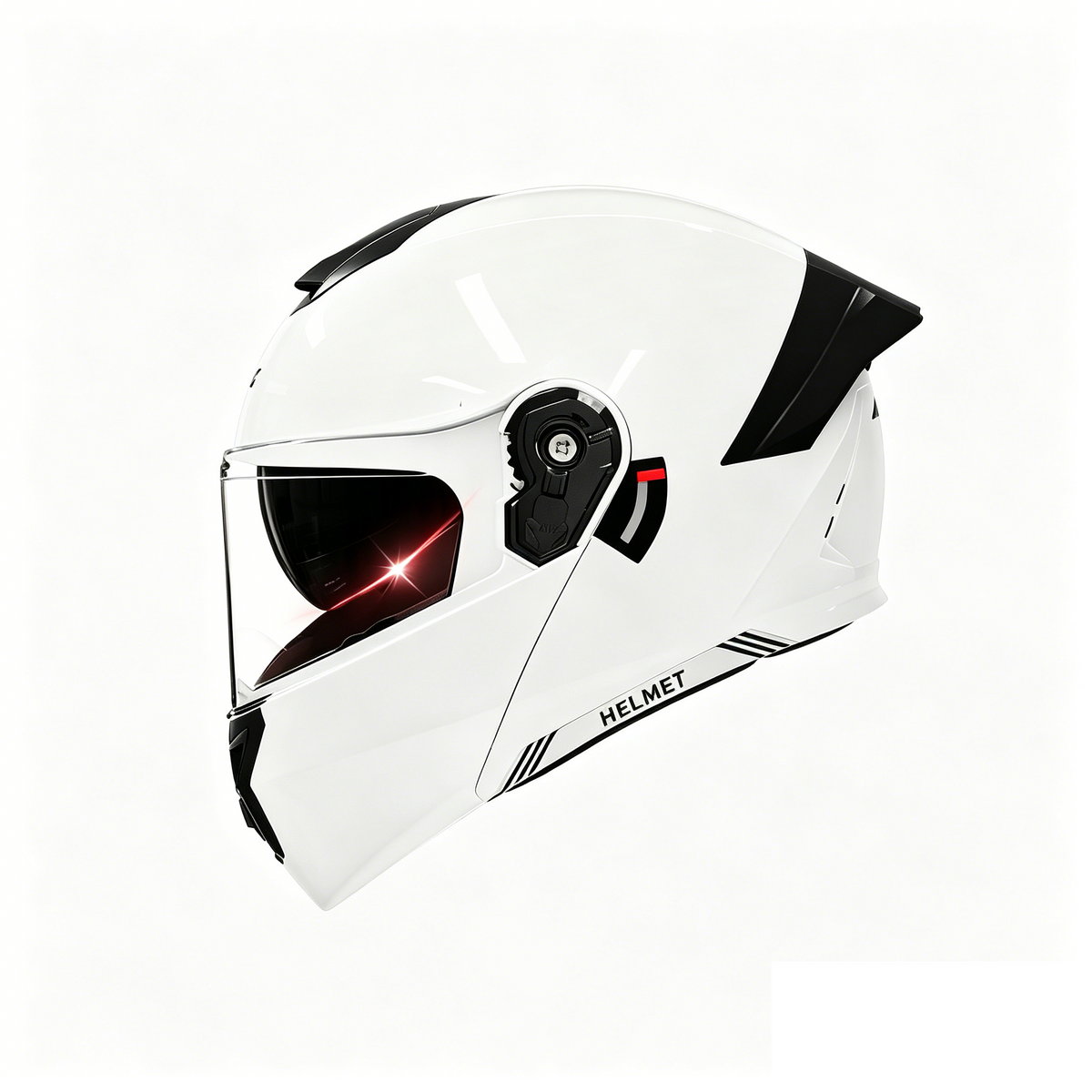 Graphic Modular Motorcycle Helmet Dual Visor-I123