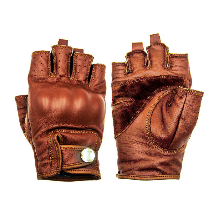 KTVMOTO Summer Retro Breathable Fingerless Cycling Gloves-G41