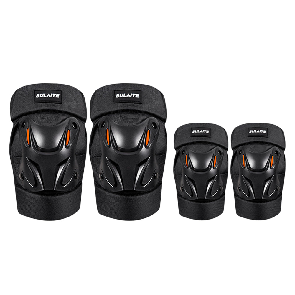 Summer short motorcycle protective gear four-piece set-Y08