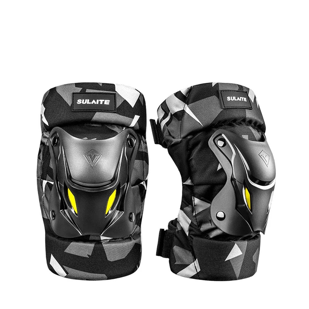 Summer short motorcycle protective gear four-piece set-Y08