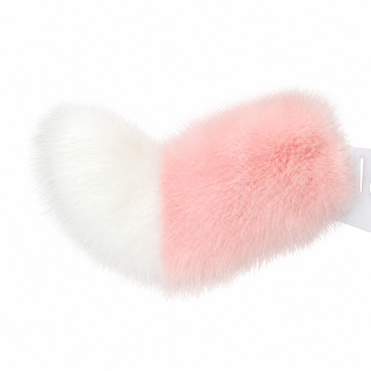 Plush fox tail prop for motorcycle cosplay – remote and voice-controlled-U02