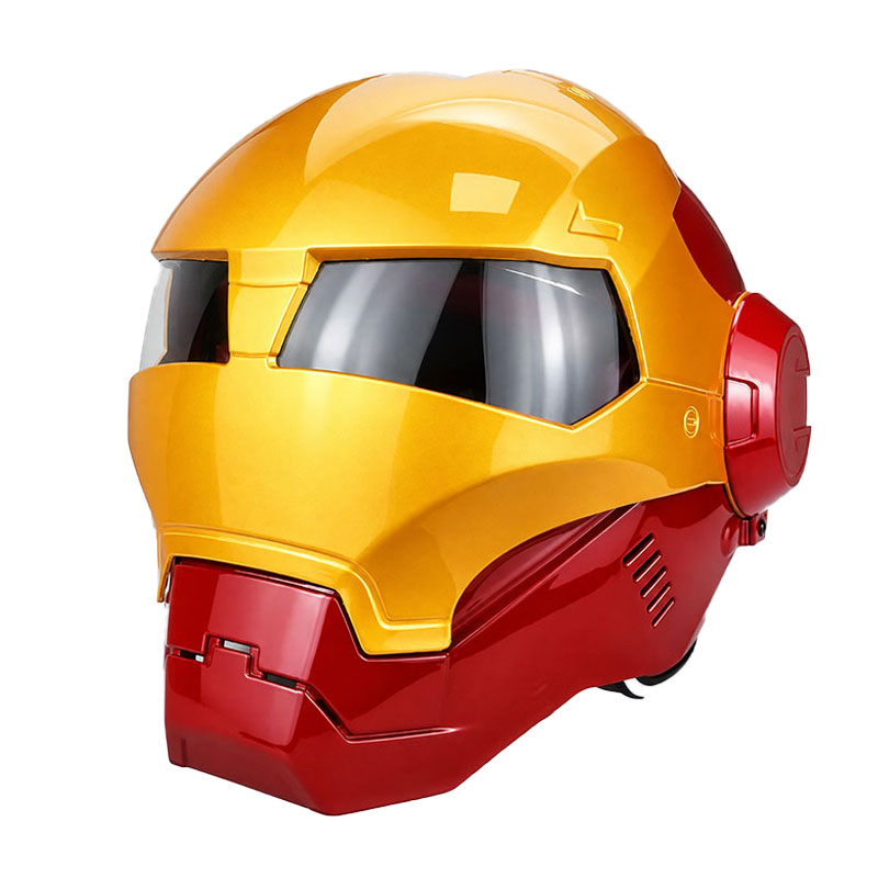 Sci-Fi Robot-Style Full-Face Helmet-I11