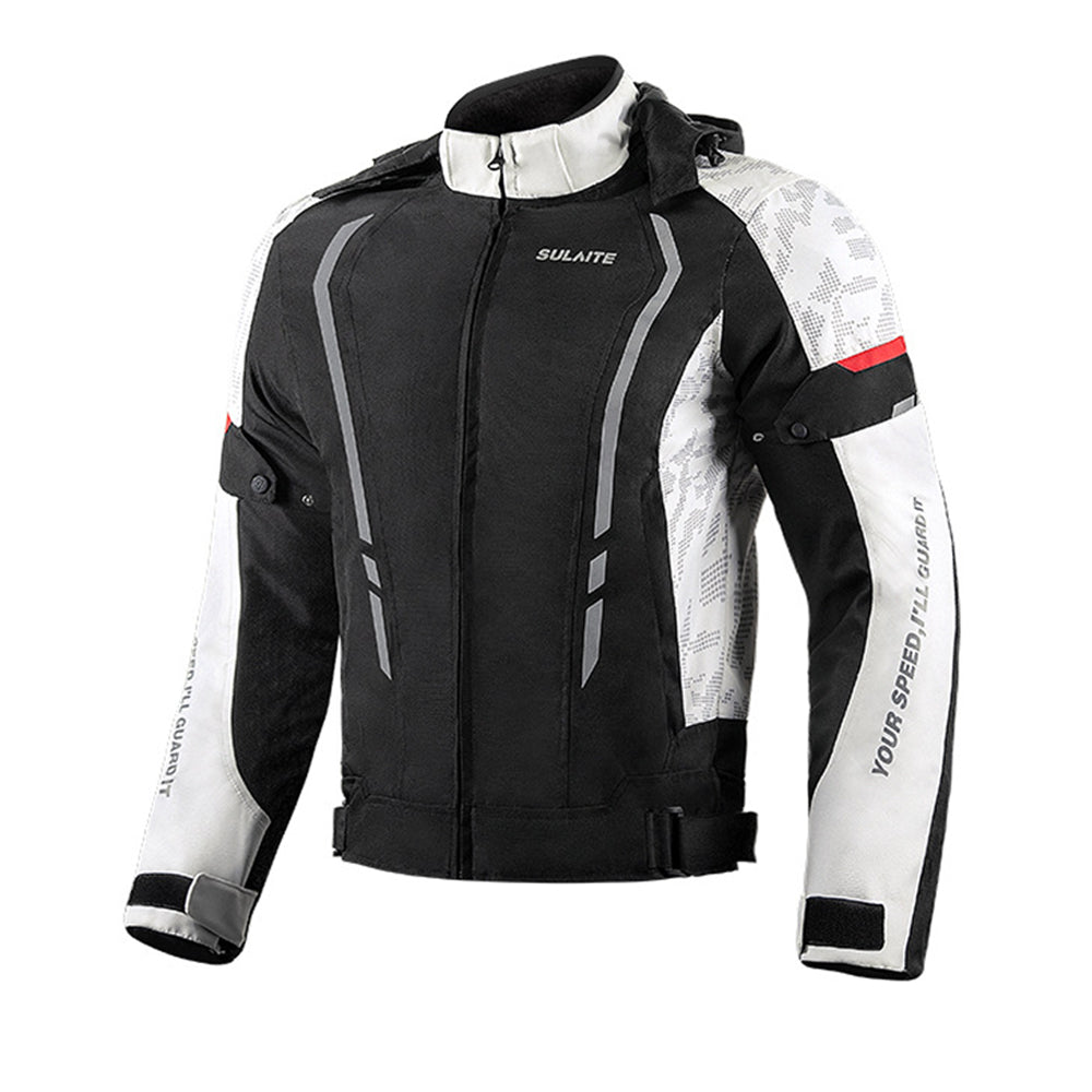 Warm and anti-fall knight equipment windproof racing suit-J16