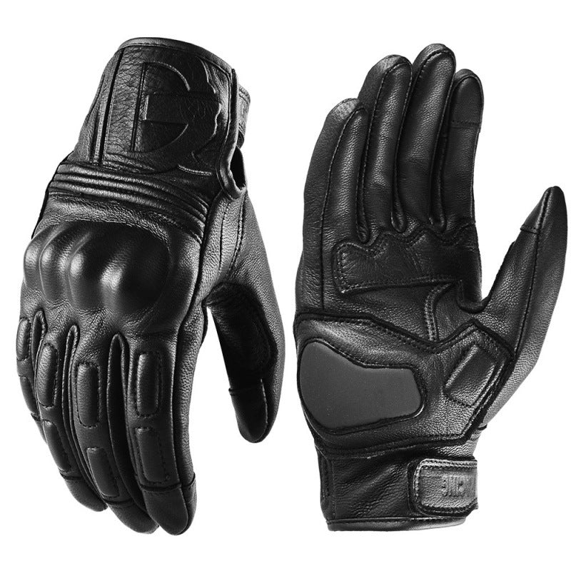 KTVMOTO Genuine leather retro motorcycle riding gloves-G89
