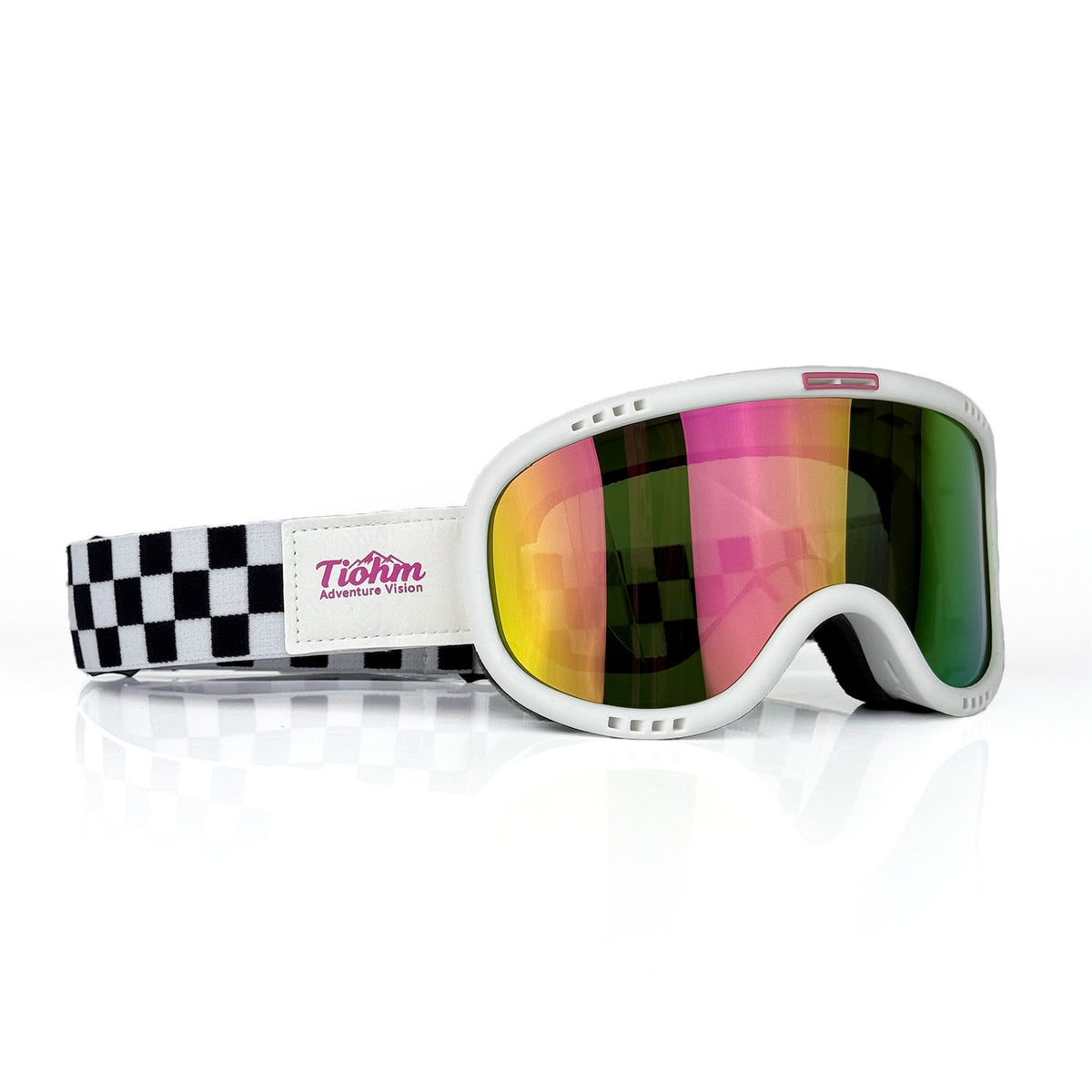 KTVMOTO Retro motorcycle helmet with high-definition goggles-H35