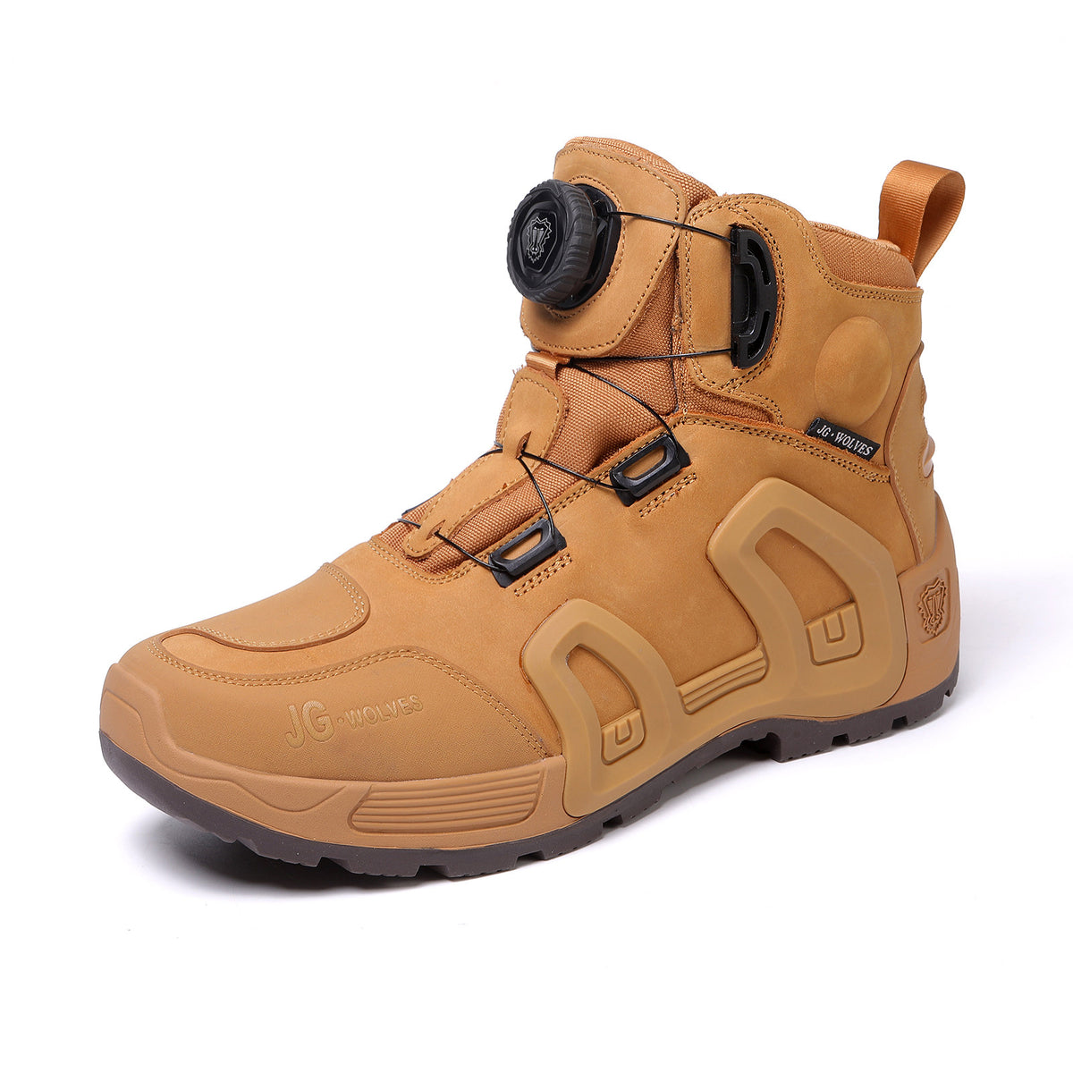 Lace-up tactical motorcycle boots-K31