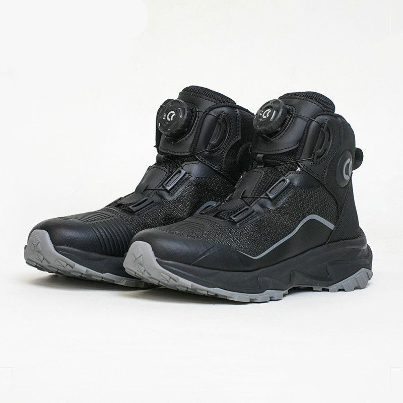 Waterproof motorcycle boots with a dial closure system-K33