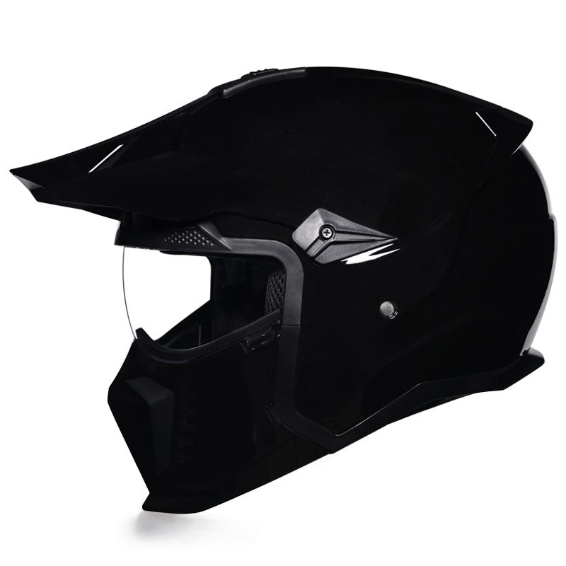 KTVMOTO Off-Road Motocross Helmet with Peak Visor for Dirt Bike Riding-I238