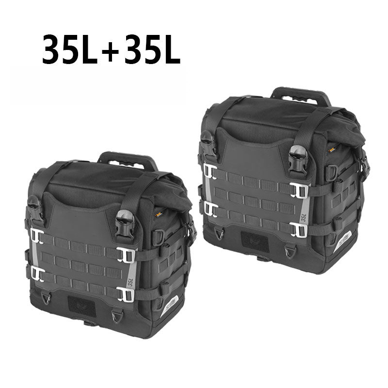 Large capacity quick-release motorcycle bag with lock hole-B25