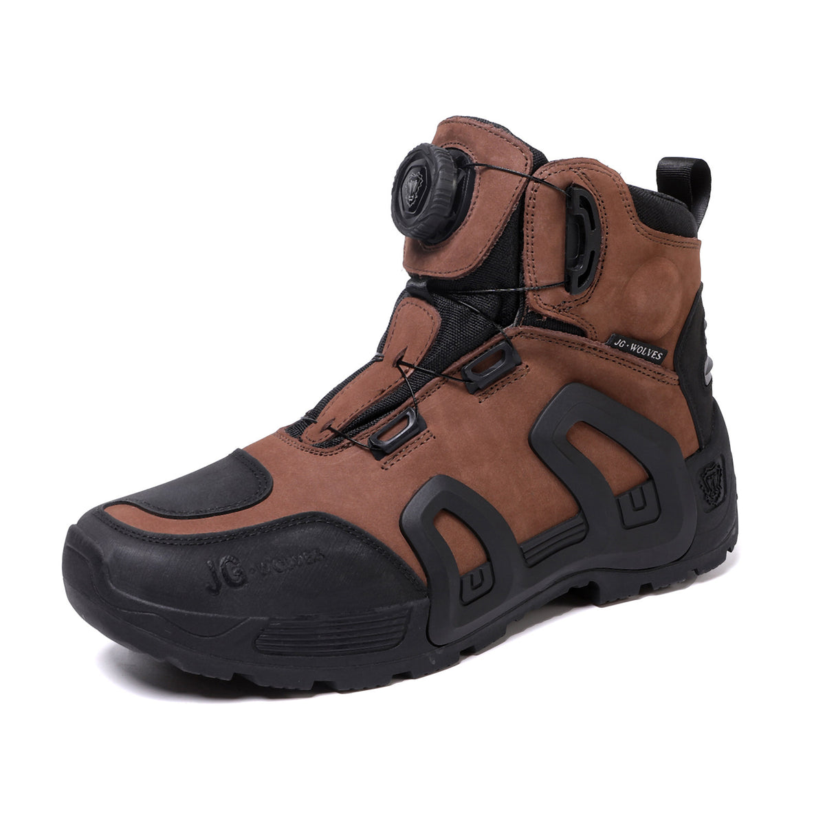 Lace-up tactical motorcycle boots-K31