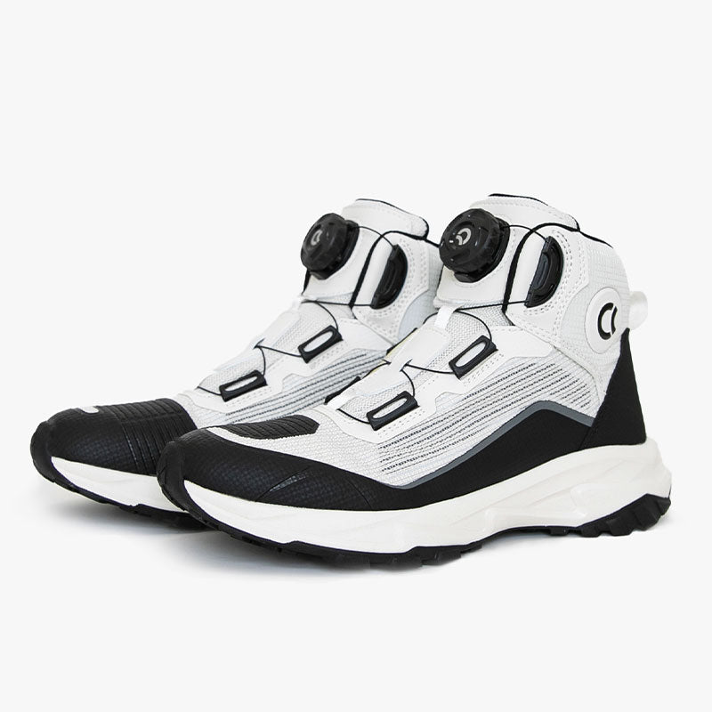 Waterproof motorcycle boots with a dial closure system-K33