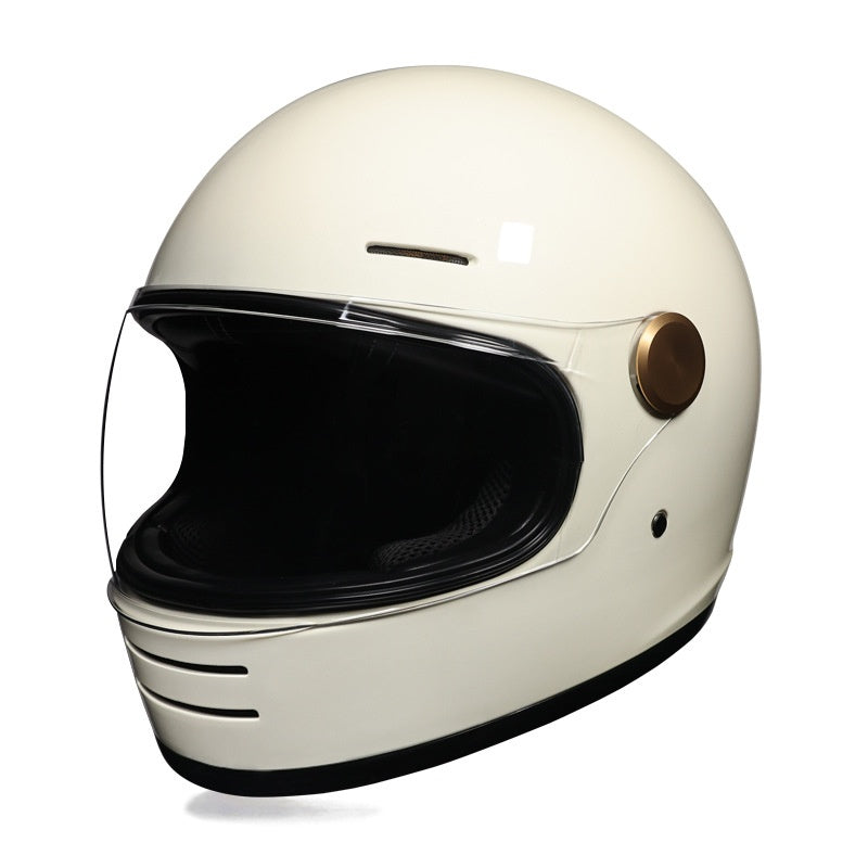 KTVMOTO Retro-style full-face cruiser motorcycle helmet-I250