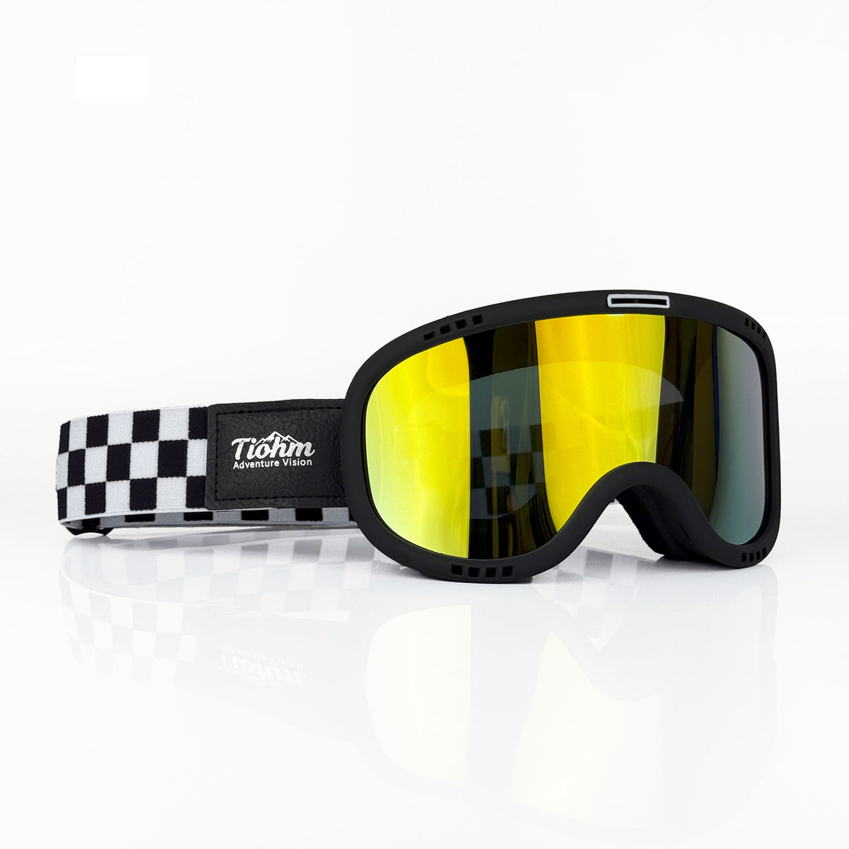 KTVMOTO Retro motorcycle helmet with high-definition goggles-H35