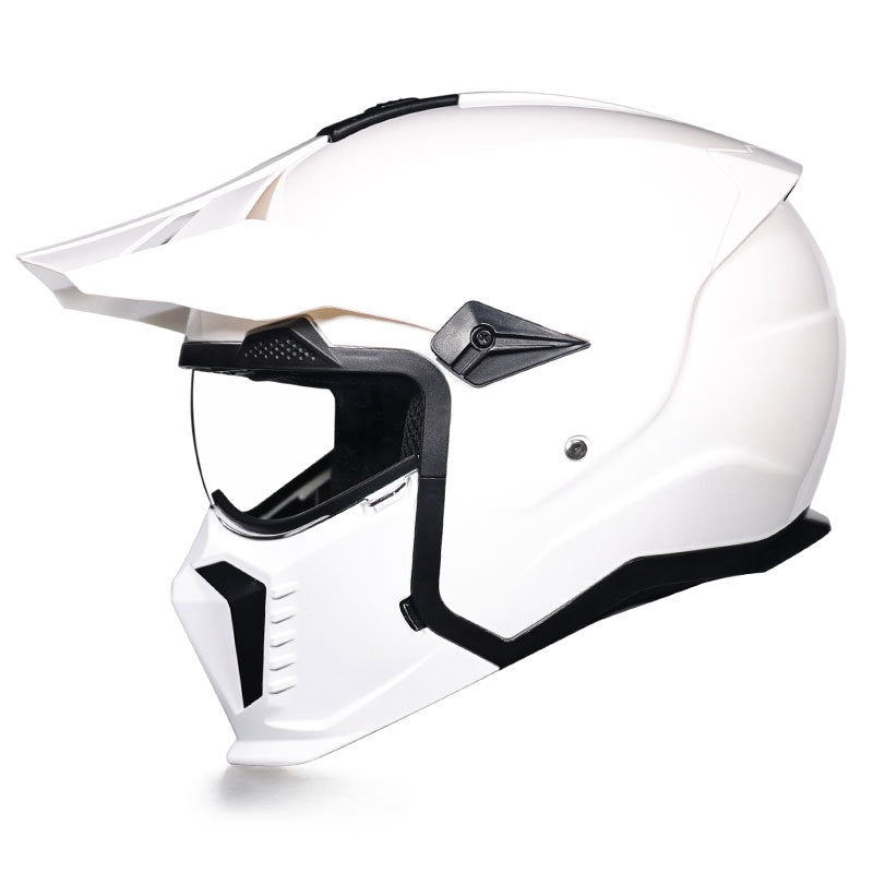 KTVMOTO Off-Road Motocross Helmet with Peak Visor for Dirt Bike Riding-I238