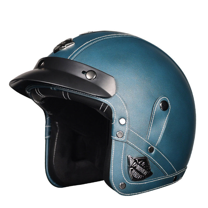 KTVMOTO Retro lightweight open-face motorcycle helmet-I26