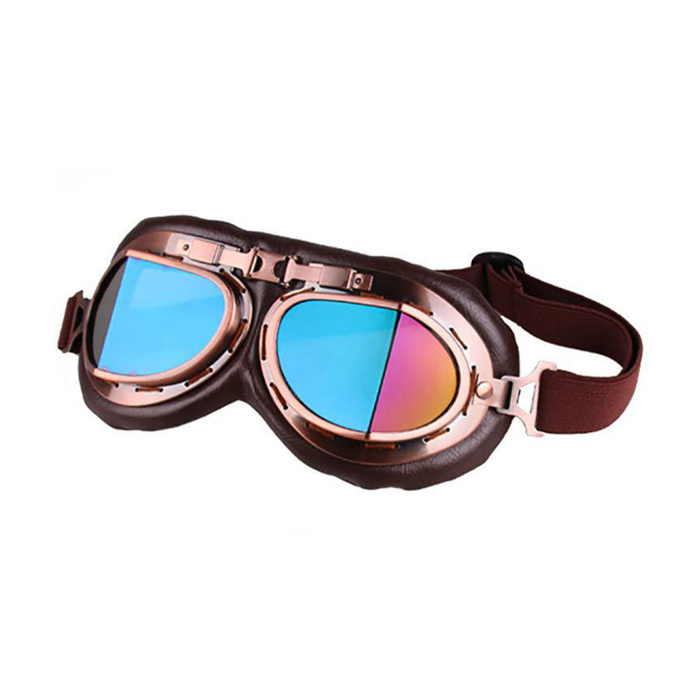 KTVMOTO Retro motorcycle steampunk angled goggles-H40