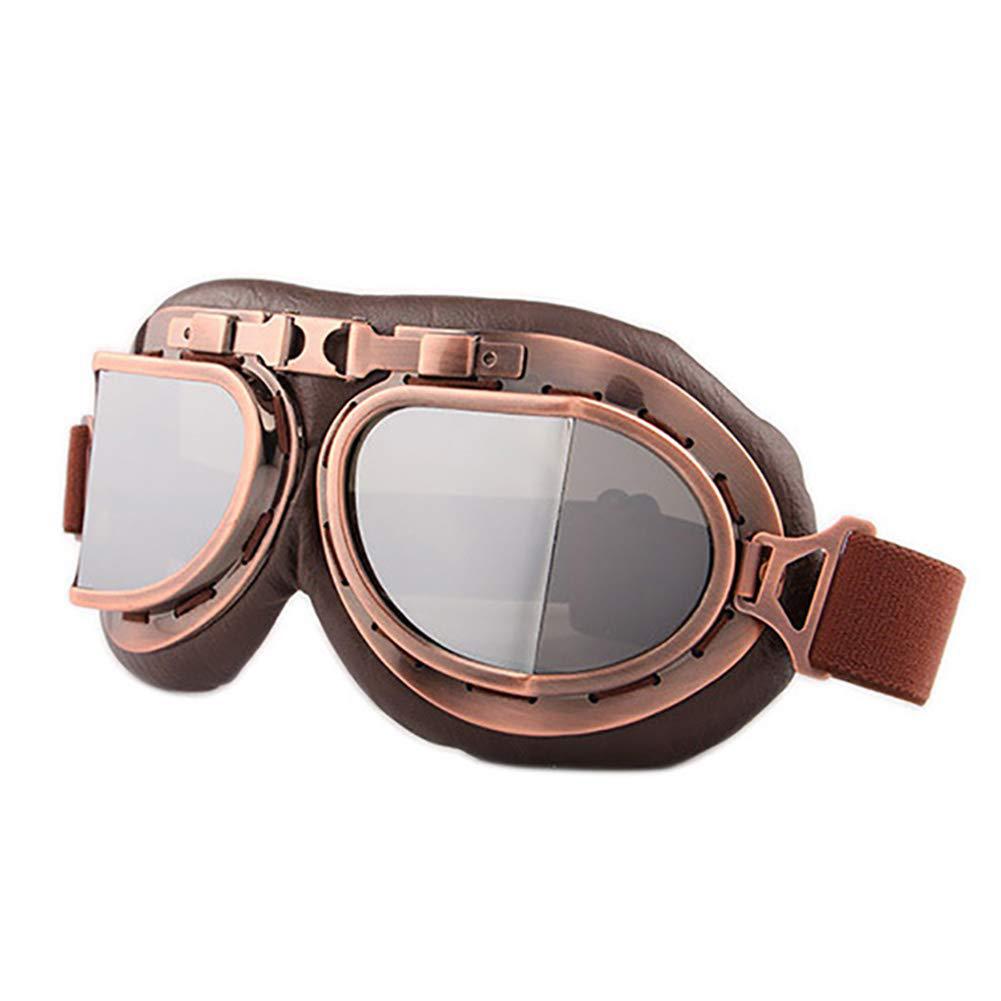KTVMOTO Retro motorcycle steampunk angled goggles-H40