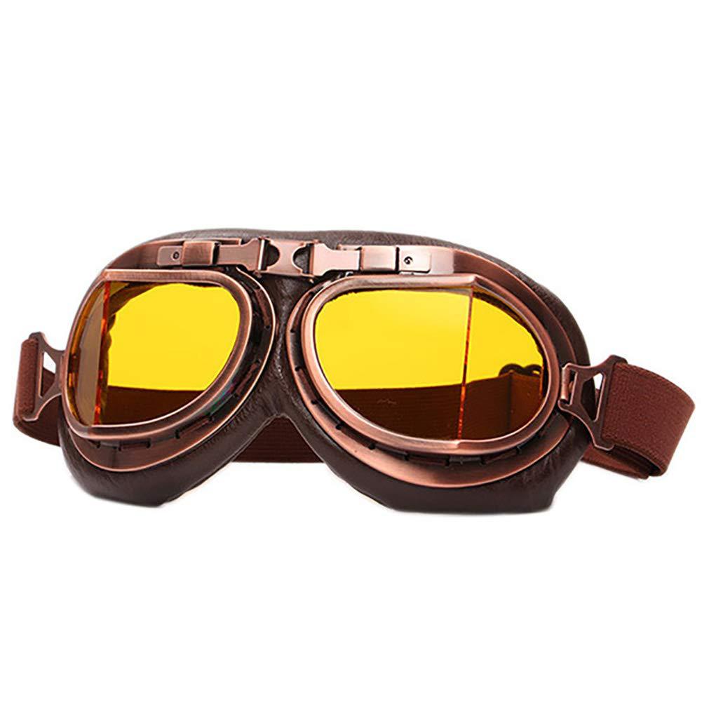 KTVMOTO Retro motorcycle steampunk angled goggles-H40