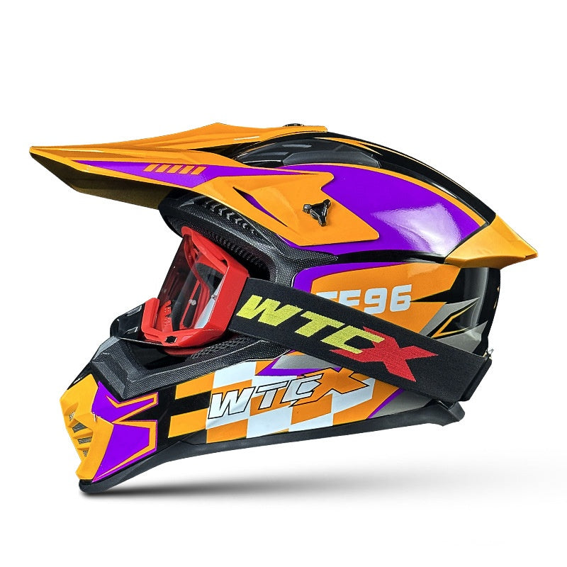 Off-road Motorcycle Helmet with Goggles-I112