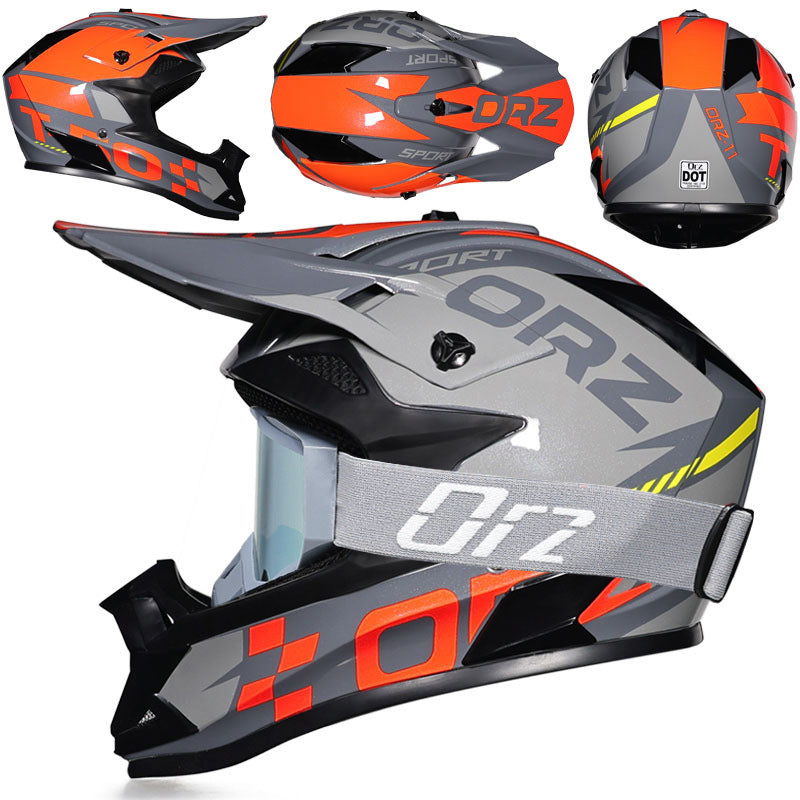 KTVMOTO New Breathable Rally/Motocross Racing Helmet-I224