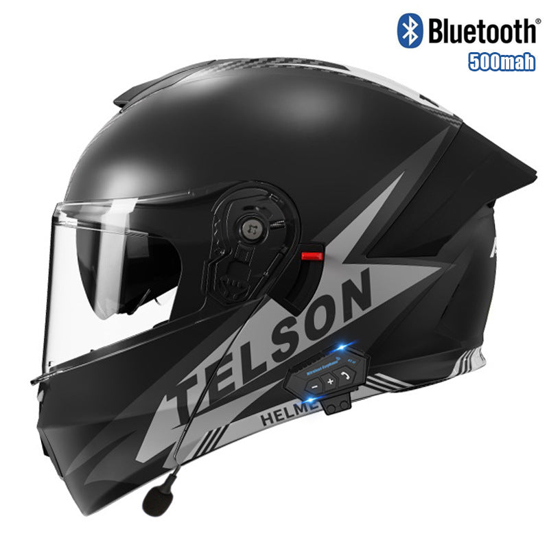 Bluetooth flip-top motorcycle helmet-I104