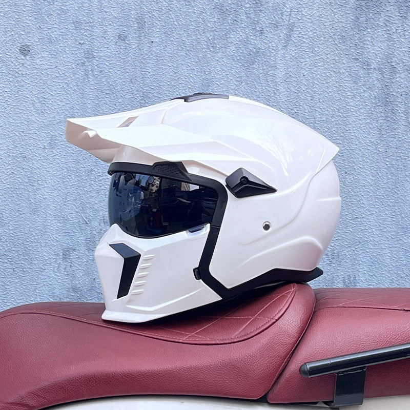 KTVMOTO Off-Road Motocross Helmet with Peak Visor for Dirt Bike Riding-I238