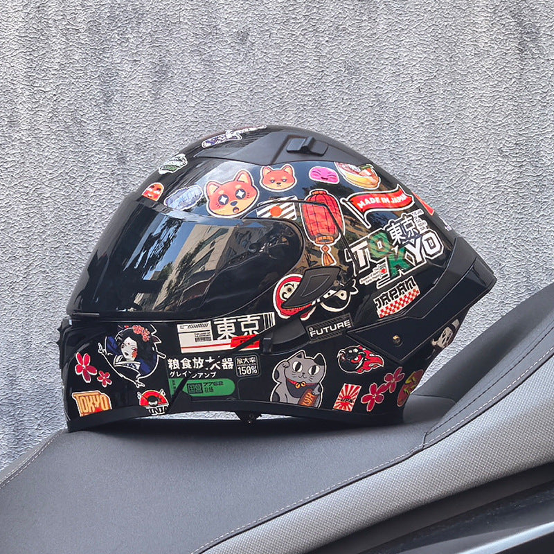 KTVMOTO Modular Full Face Motorcycle Helmet with Flip-Up Design-I253