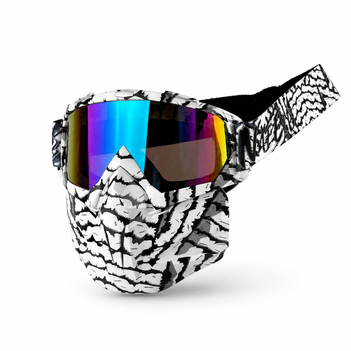 KTVMOTO Anti-glare Motorcycle Goggles and Face Mask-H04
