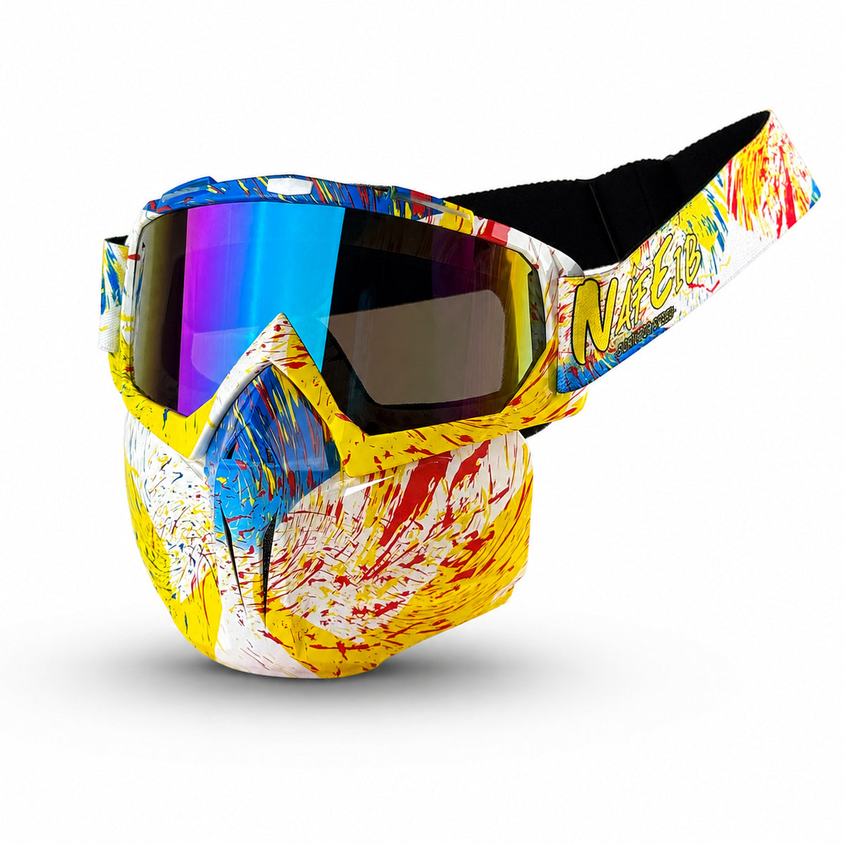 KTVMOTO Anti-glare Motorcycle Goggles and Face Mask-H04