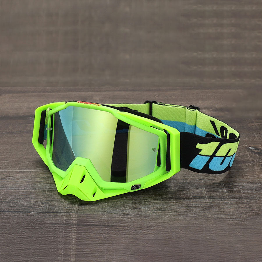 KTVMOTO Cool dark green impact-resistant motorcycle goggles-H11
