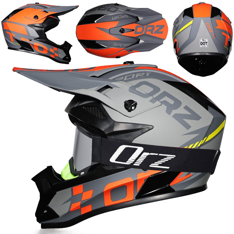KTVMOTO Off-road rally motorcycle racing helmet with goggles-I221