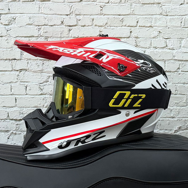 KTVMOTO Off-Road Motocross Helmet with Goggles-I254