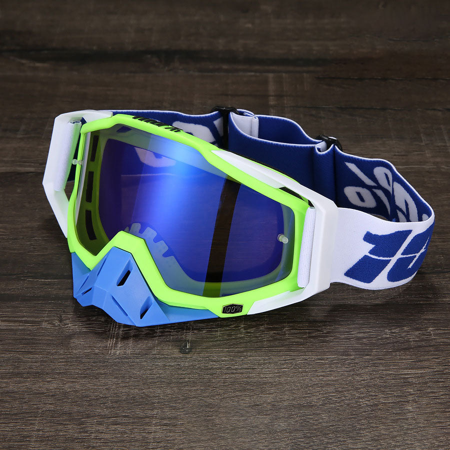 KTVMOTO Cool dark green impact-resistant motorcycle goggles-H11